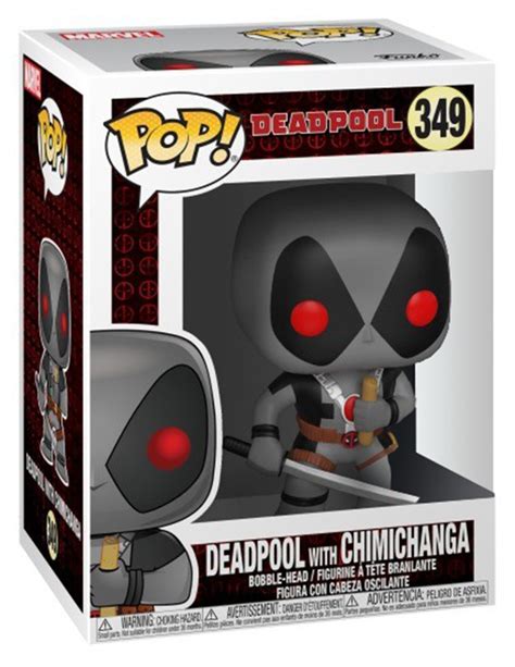 Funko POP! Marvel Deadpool #349 Deadpool (With Chimichanga) - New, Mint Condition