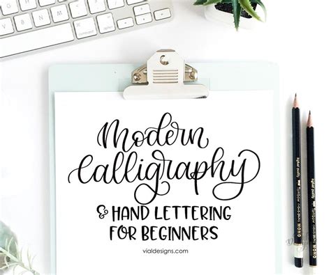 Modern Calligraphy 101 for Beginners | Includes a Free Calligraphy Sheet