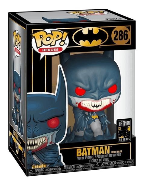 Funko POP Heroes - Batman 80th Anniversary - Batman (Red Rain)