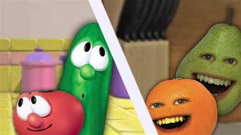 Larry & Bob VS Orange & Pear (Veggietales/Annoying Orange) FM Death ...