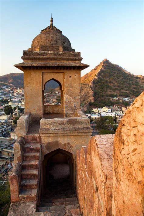 Bekrachtiging Jaigarh Fort Amer Amber Jaipur India Stock Foto - Image ...