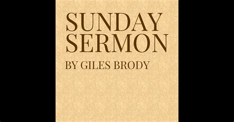 The Sunday Sermon by The Sunday Sermon on iTunes