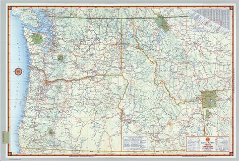 Northwest Usa Wall Maps - Image to u