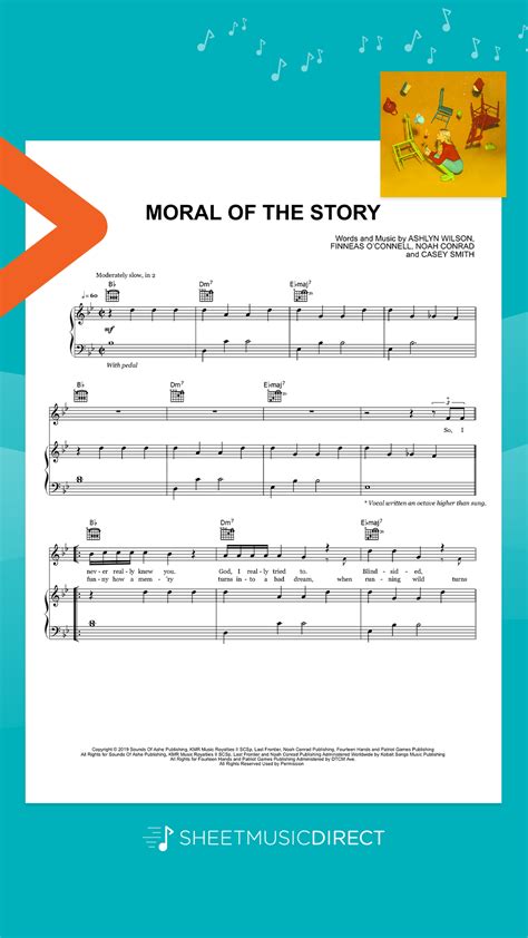 Download "Moral of the Story" sheet music by Ashe, arranged for Piano, Vocal & Guitar (Right ...