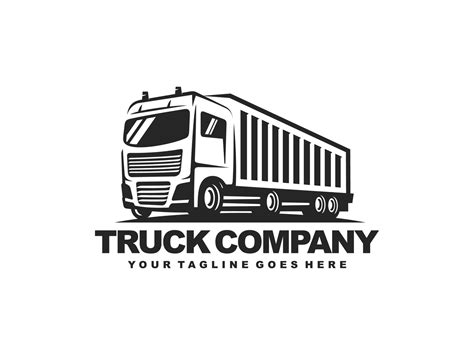 Truck logo design vector. Truck delivery logo 8786597 Vector Art at ...