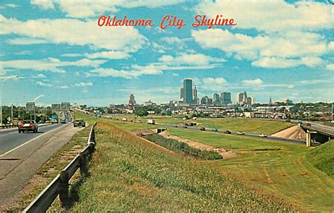 Oklahoma City Skyline 1972 | Oklahoma City Historical Postcards - Oklahoma City Real Estate ...