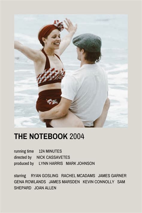 the notebook movie poster | Movie posters minimalist, Movie posters vintage, Movie posters