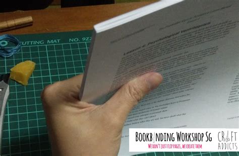 Saddle Stitch Bookbinding Tutorial | Bookbinding Workshop Singapore