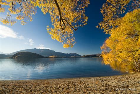 "Lake Wanaka, Autumn." by Michael Treloar | Redbubble