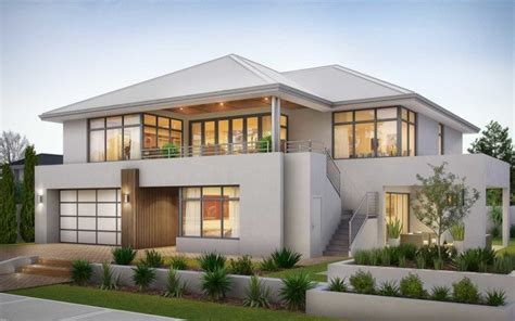 Floor Plan Friday: 2 story home with a view | 2 storey house design, Facade house, House balcony ...