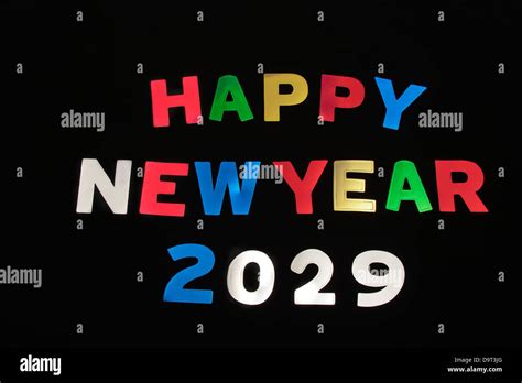 HAPPY NEW YEAR 2029 Stock Photo - Alamy