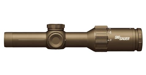 Sig Sauer Tango6T Riflescope 1-6x24mm 30MM, FFP, 762 SDMR Extended Range Reticle Flat Dark Earth ...