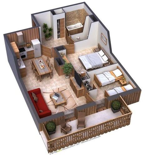 55 modern house plan designs free download 25 | Two bedroom house ...