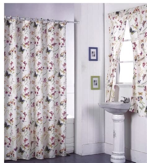 Shower Curtain Drapes + Bathroom Window Set w/ Liner+Rings - Walmart.com