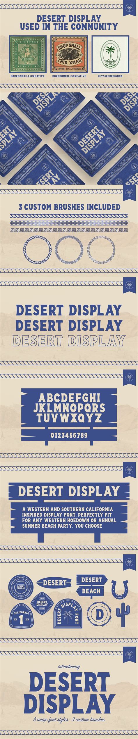 Desert Display | Vintage Font | Desert display, Vintage fonts, Display