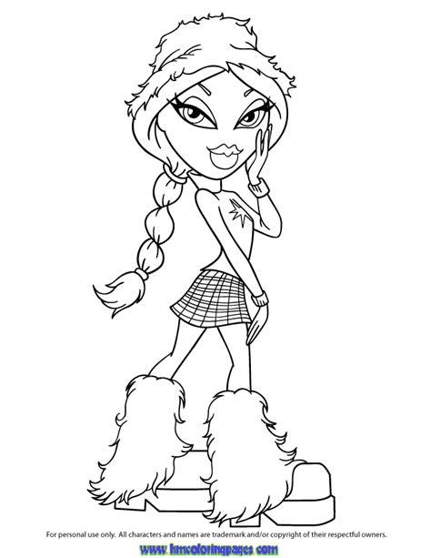 Bratz Coloring Pages Printable for Free Download