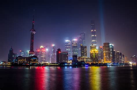 Free Images : horizon, light, skyline, night, building, city ...