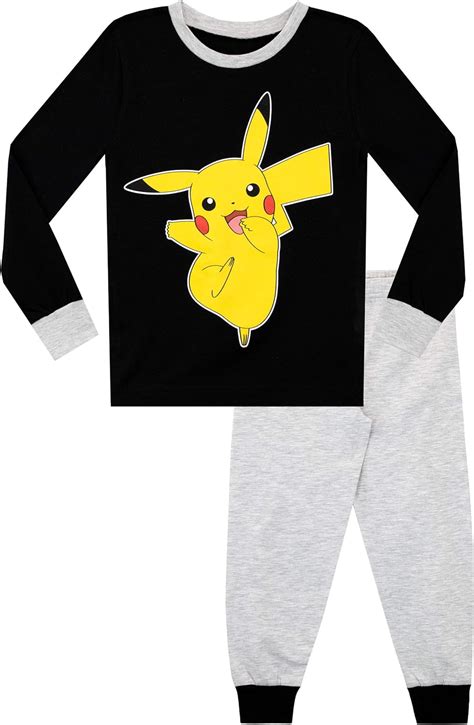 Pokemon Boys Pikachu Pajamas: Amazon.ca: Clothing & Accessories