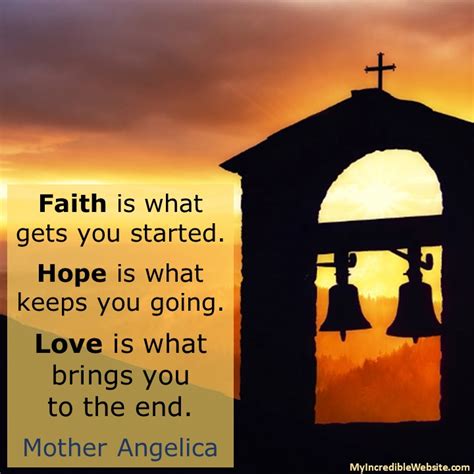 Mother Angelica: On Faith, Hope, and Love – My Incredible Website