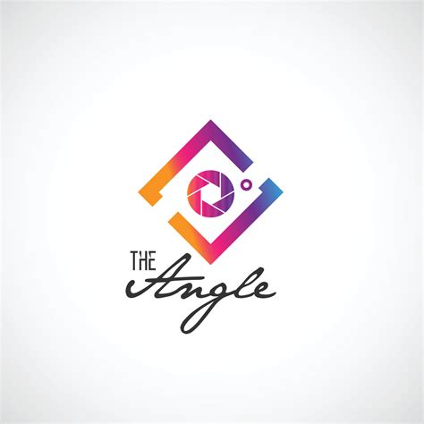 Colorful Angle Photography Logo Design Template 12722767 Vector Art at ...