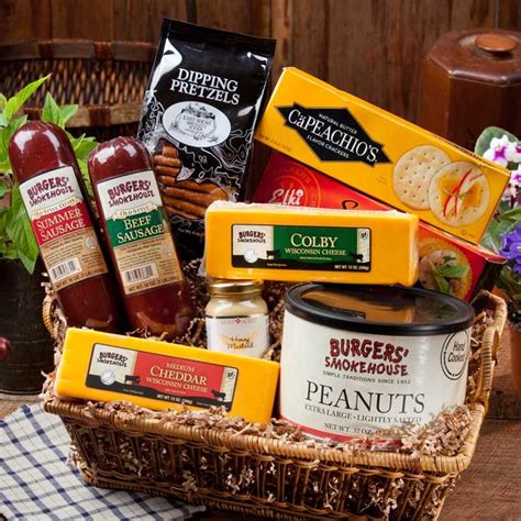 Office Party Basket | Farm gifts, Food gift baskets, Cheese gift baskets