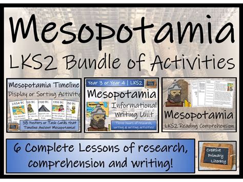 Year 3 or Year 4 Ancient Mesopotamia Timeline, Display, Reading ...