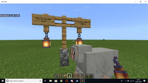 Simple little road sign design : r/Minecraft