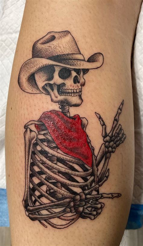 Share more than 65 cowboy skeleton tattoo super hot - in.cdgdbentre