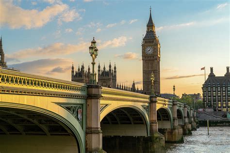 Westminster Bridge at Sunset Photograph by James Udall