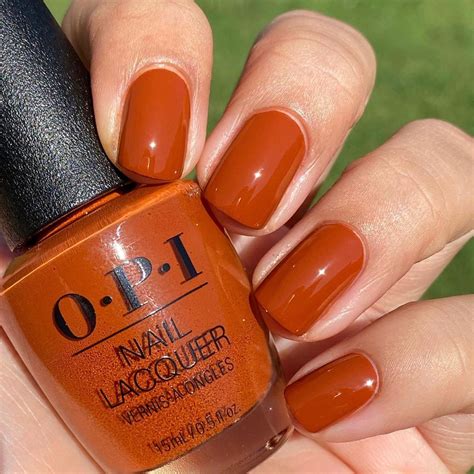 Megan on Instagram: “• @opi - My Italian is a Little Rusty • Ughhh this color is so perfect! At ...