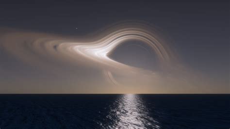 View from Miller's planet on Gargantua : r/spaceengine