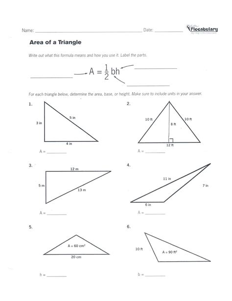 Mrs. White's 6th Grade Math Blog: AREA OF A TRIANGLE