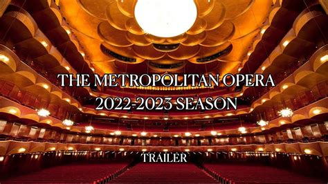 MET Opera HD Season 2022/2023 (Cinema) - YouTube