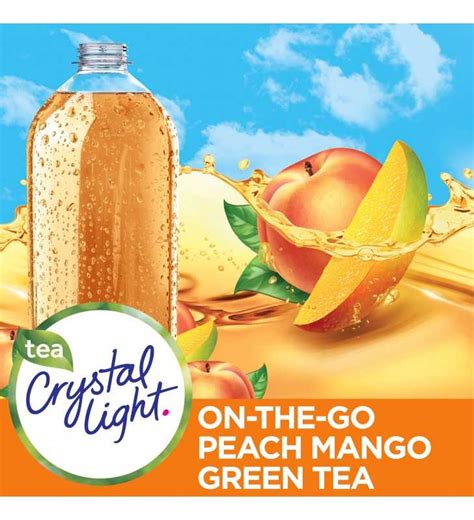 Crystal Light Peach Mango Green Tea On-The-Go Powdered Drink Mix, 10 ct ...