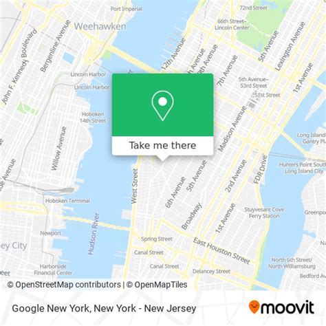 How to get to Google New York in Manhattan by subway, bus or train?