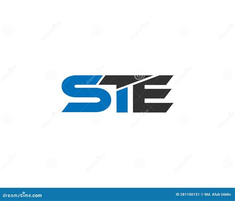 Abstract STE Letter Initial Logo Design Stock Vector - Illustration of ...