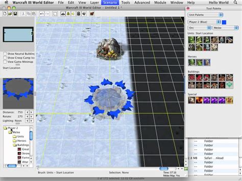 Warcraft III World Editor tutorial: how to create a map - YouTube