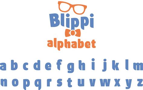 Blippi Font SVG Blippi Alphabet Blippi Logo Blippi - Etsy Ireland