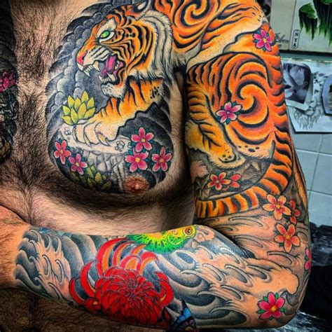 [UPDATED] 40 Majestic Japanese Tiger Tattoo Designs