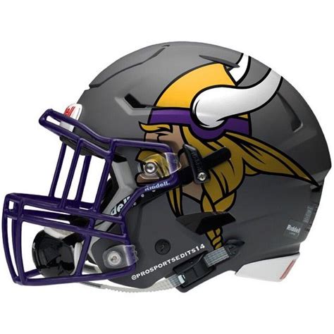 Minnesota Vikings New Nfl Helmets, Cool Football Helmets, Football ...