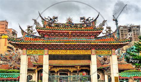 Image of Longshan Temple In Taipei, Taiwan-PA222844-Picxy