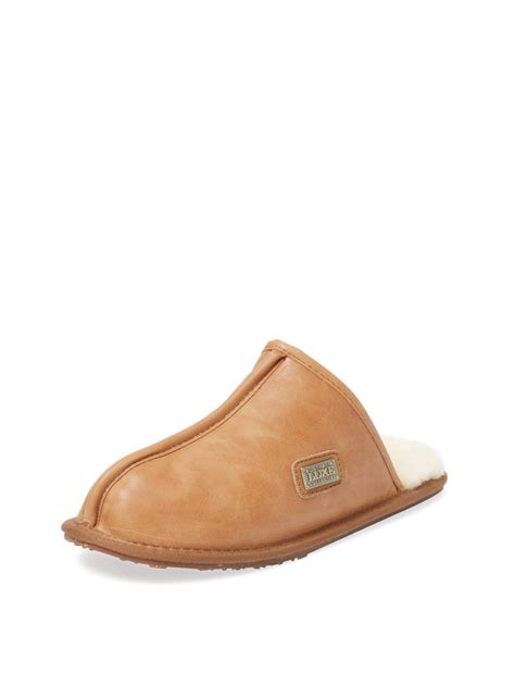 Leather Mule Slipper | Slippers.com - Shop Comfy