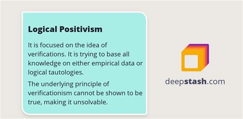 Logical Positivism - Deepstash