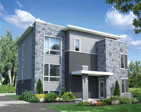 This modern-looking triplex includes three 4 ½ room units with one common entrance, and features ...