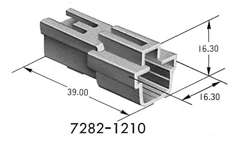 4.8(187) Connectors Housing 1P Male│YAZAKI Connectors Catalog