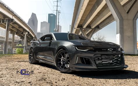 Quick Enough for Most: Black Chevy Camaro ZL1 Boasting Custom Incurve ...