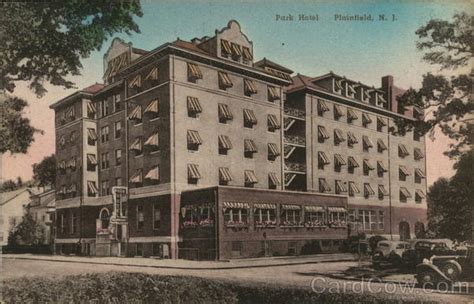 Park Hotel Plainfield, NJ Postcard