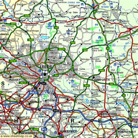 Maps of Leeds