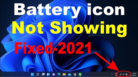 How to Fix Battery Icon Not Showing in Taskbar Windows (11/10/8.1/7 ...