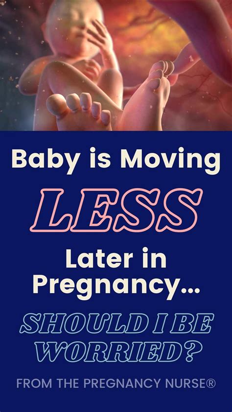 30 weeks Pregnant and Baby's Movements Have Slowed Down - The Pregnancy Nurse®